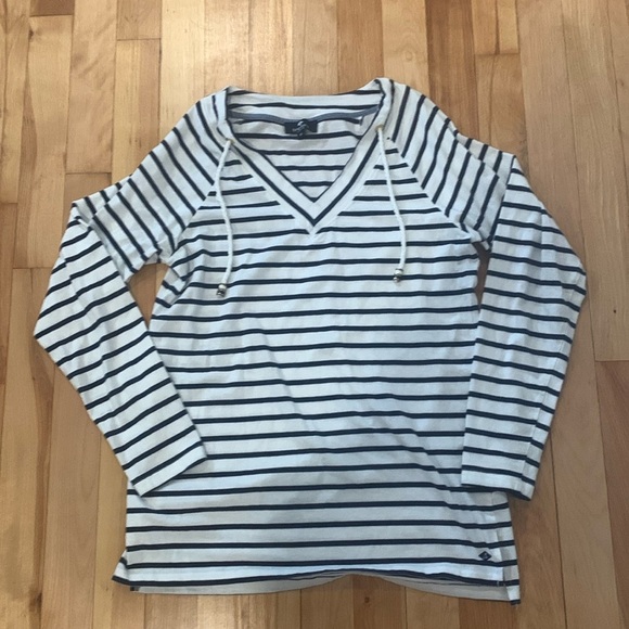 Women’s Sperry Striped Long Sleeve Shirt - Size Medium - Picture 1 of 8
